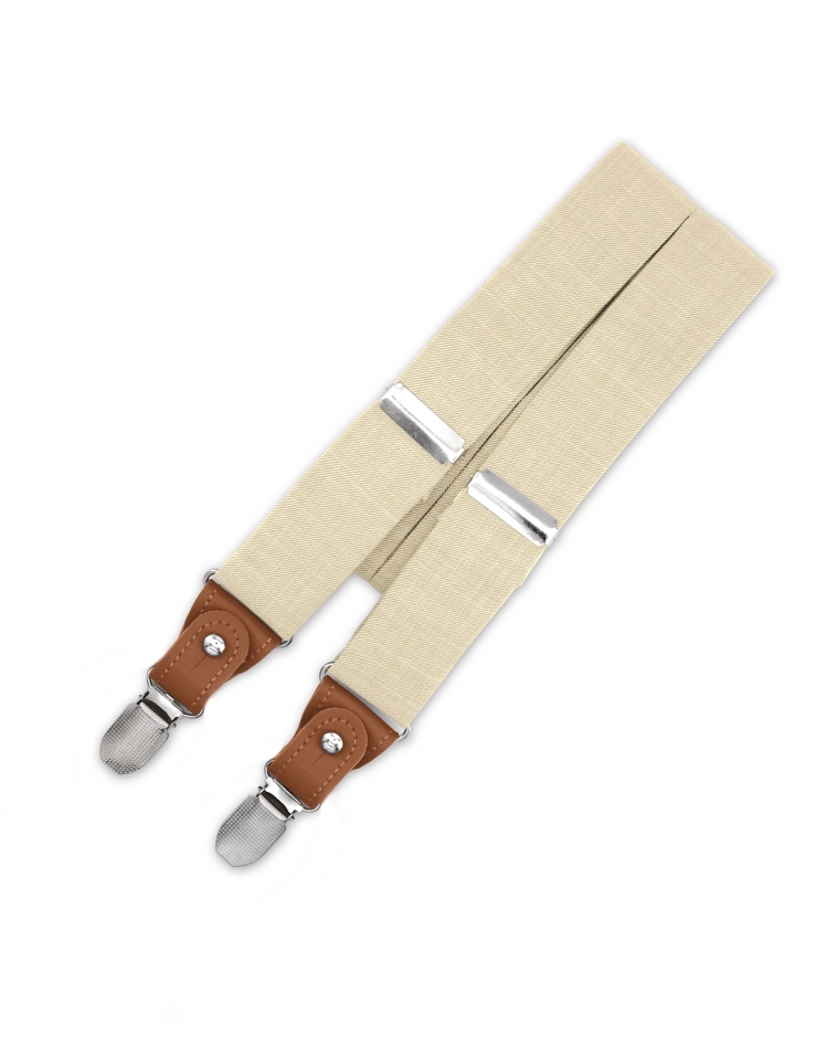 CREMA - BRETELLES A PINCES - BEIGE CLAIR - CLASSIC