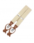 CREMA - BRETELLES EN TISSU - BEIGE CLAIR