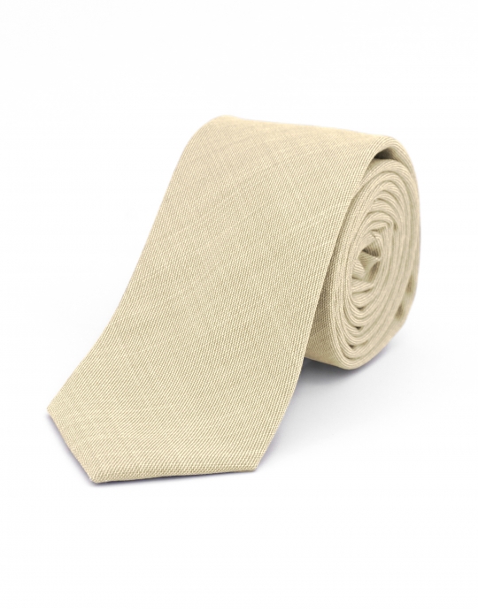 CREMA - CRAVATE - BEIGE CLAIR