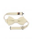 CREMA - NOEUD PAPILLON - BEIGE CLAIR