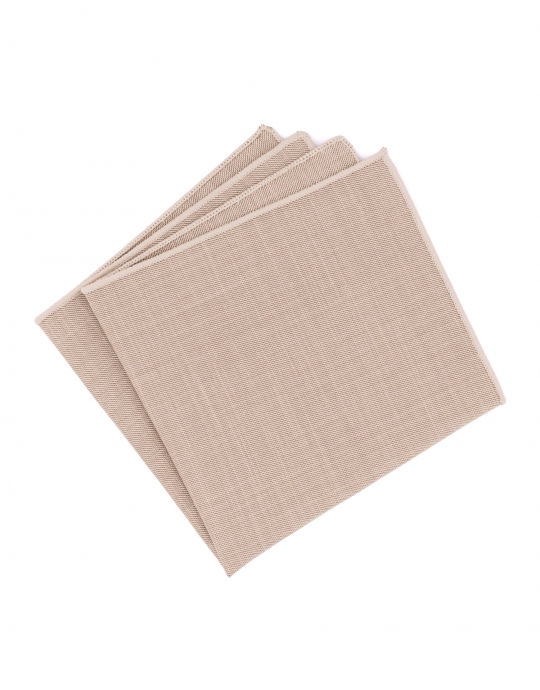 NUDO - POCKET SQUARE - NUDE BEIGE