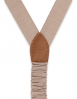 CIPRIA - BRETELLES EN TISSU - BEIGE NUDE