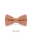 PESCA - KID or TEEN BOW TIE - PEACH ORANGE