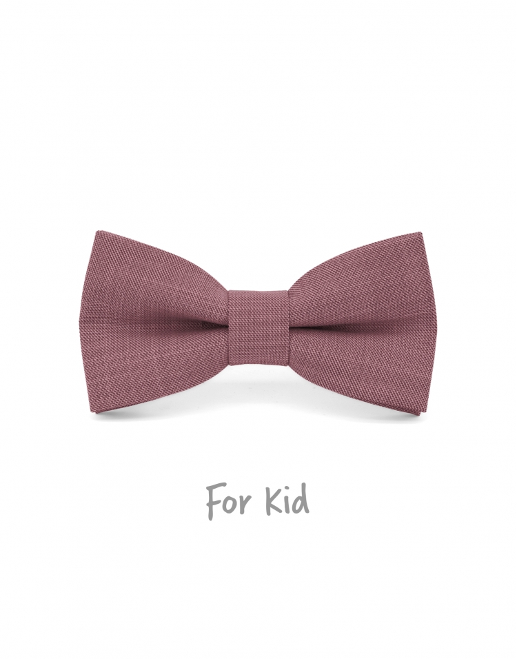 ROSALA - KID or TEEN BOW TIE - RASPBERRY PINK