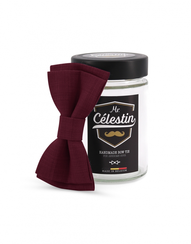 VINO - BOW TIE - WINE RED