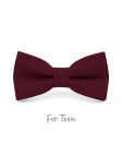 VINO - KID or TEEN BOW TIE - WINE RED