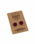 VINO - FABRIC CUFFLINKS - WINE RED