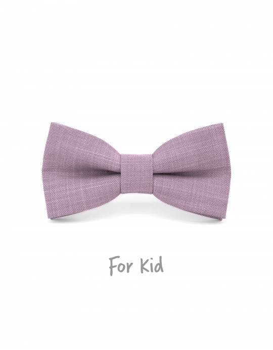 MALVA - KID or TEEN BOW TIE - OLD MAUVE