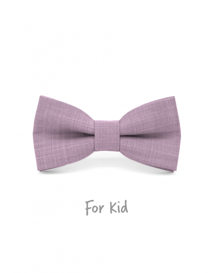 MALVA - KID or TEEN BOW TIE - OLD MAUVE