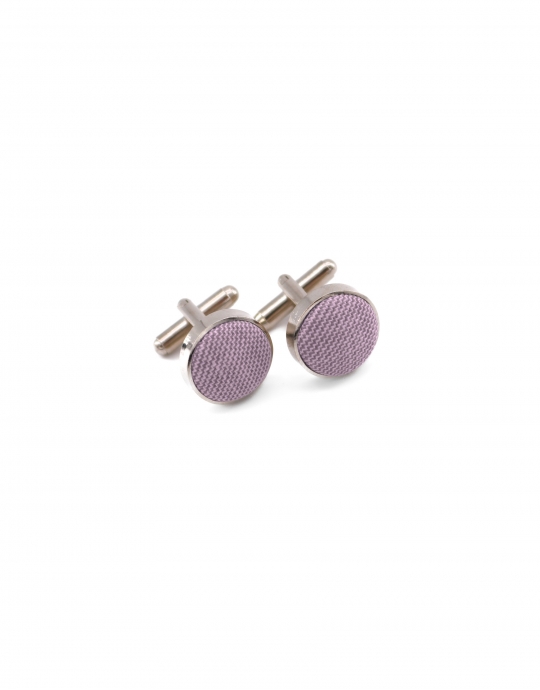 MALVA - STOFFEN manchetknopen - OUD MAUVE