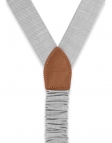 GOLFO - BRETELLES EN TISSU - GRIS CLAIR