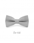 GOLFO - KID or TEEN BOW TIE - LIGHT GREY
