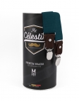 OTTANIO - BRETELLES A PINCES - VERT PETROLE - CLASSIC