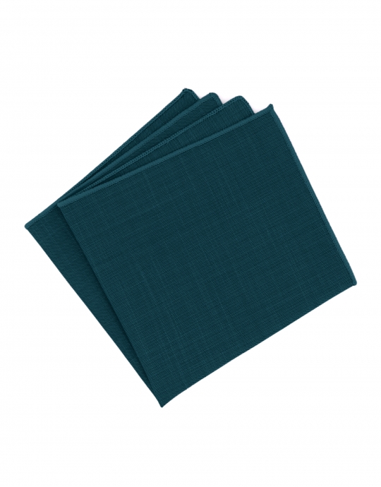 OTTANIO - POCKET SQUARE - GREEN TEAL