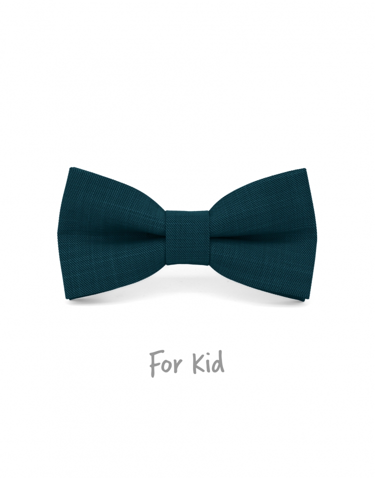 OTTANIO - KID or TEEN BOW TIE - GREEN TEAL
