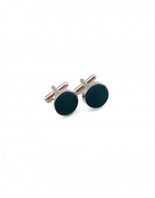OTTANIO - STOFFEN manchetknopen - GROEN TEAL