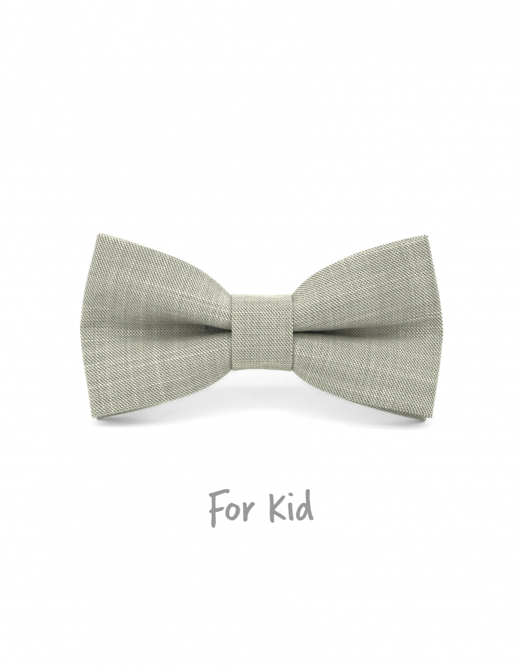 SALVIA - KID or TEEN BOW TIE - SAGE GREEN