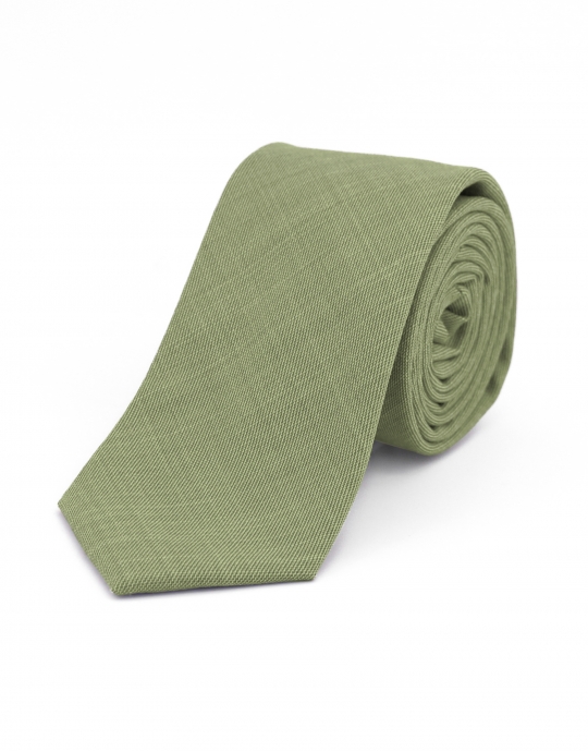 FOGLIA - CRAVATE - VERT OLIVE