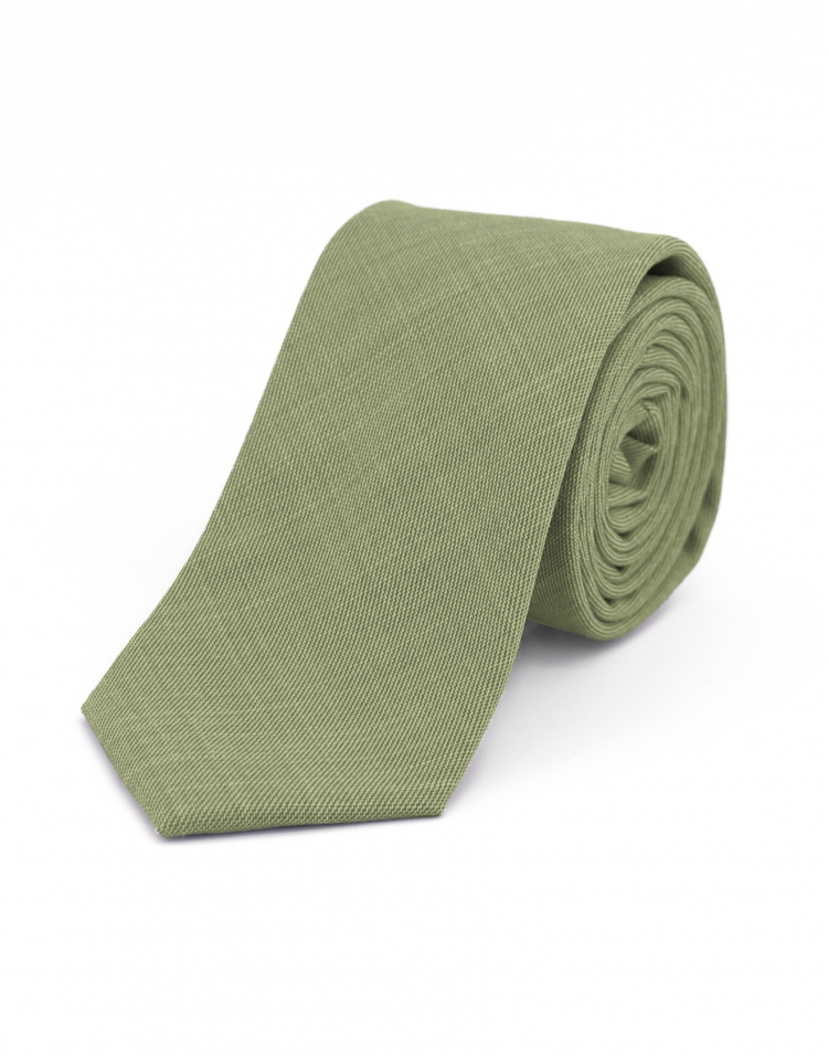 FOGLIA - CRAVATE - VERT OLIVE