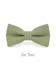 FOGLIA - KID or TEEN BOW TIE - OLIVE GREEN