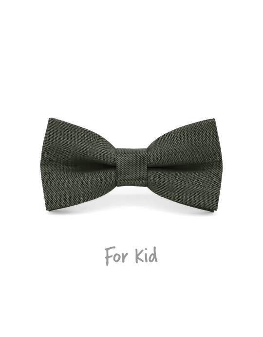 PINETA - KID or TEEN BOW TIE - THYME GREEN