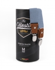 BRUMA - BRETELLES A PINCES - BLEU MOYEN - CLASSIC