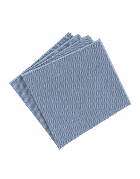 BRUMA - POCKET SQUARE - MIDDLE BLUE