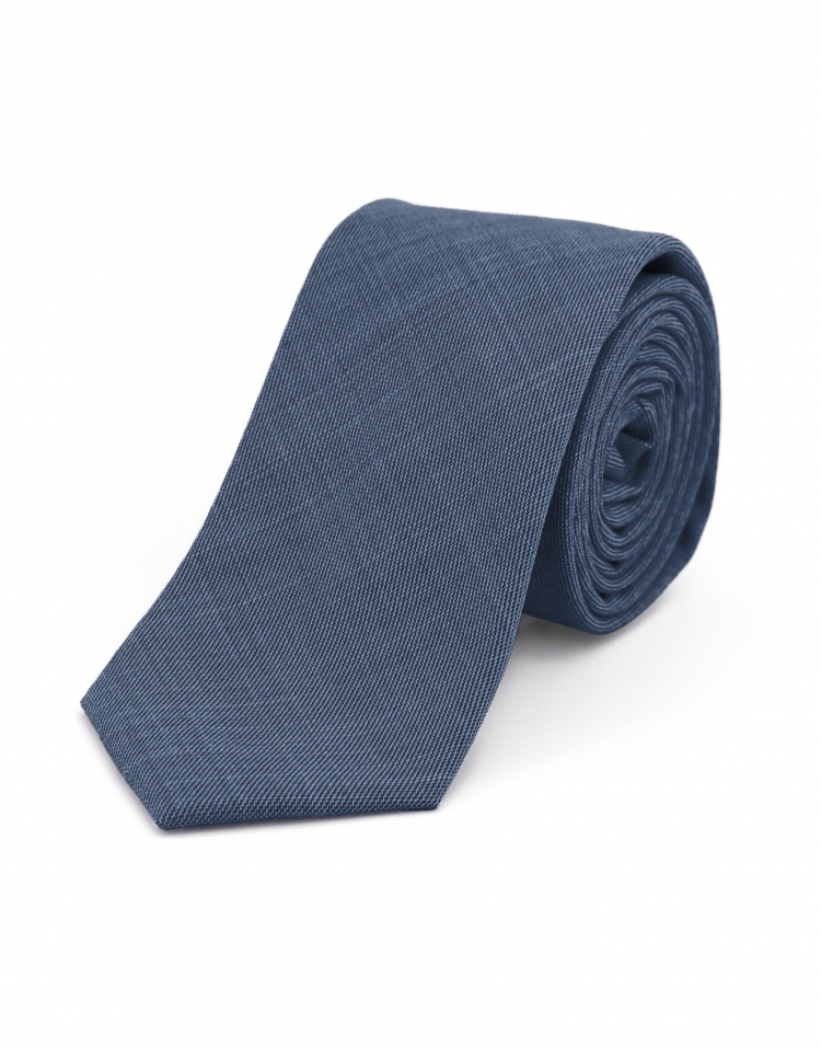 TEMPESTA - CRAVATE - BLEU DENIM