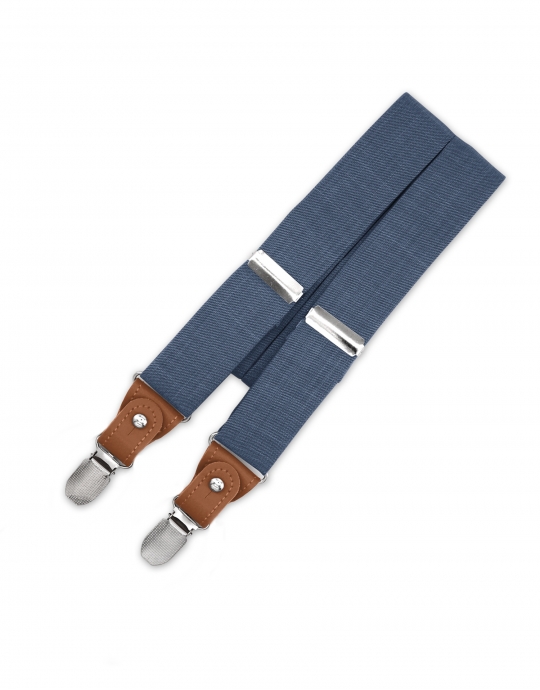 TEMPESTA - BRETELLES A PINCES - BLEU DENIM - CLASSIC