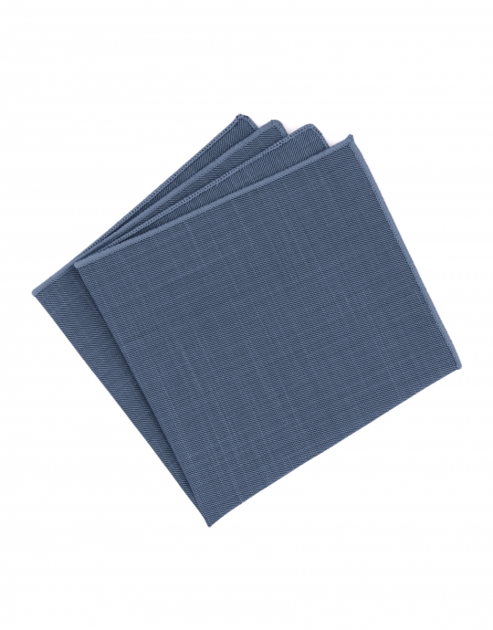 TEMPESTA - POCKET SQUARE - DENIM BLUE