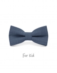 TEMPESTA - KID or TEEN BOW TIE - DENIM BLUE