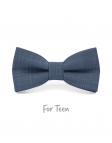 TEMPESTA - KID or TEEN BOW TIE - DENIM BLUE