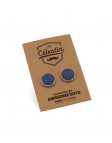 TEMPESTA - FABRIC CUFFLINKS - DENIM BLUE