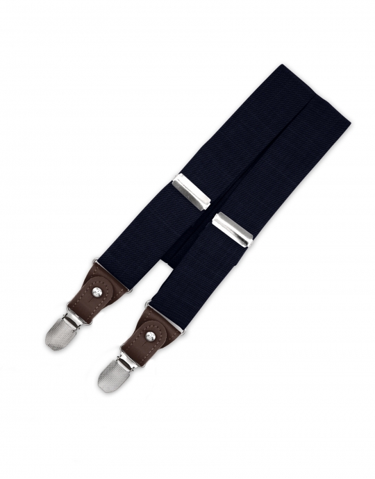 NOTTE - BRETELLES A PINCES - BLEU NUIT - CLASSIC