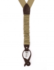 MALTO - BRETELLES EN TISSU - BEIGE CACAHUETE