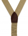 MALTO - BRETELLES EN TISSU - BEIGE CACAHUETE