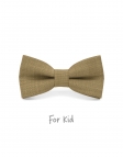 MALTO - KID or TEEN BOW TIE - PEANUT BEIGE