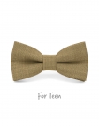 MALTO - KID or TEEN BOW TIE - PEANUT BEIGE