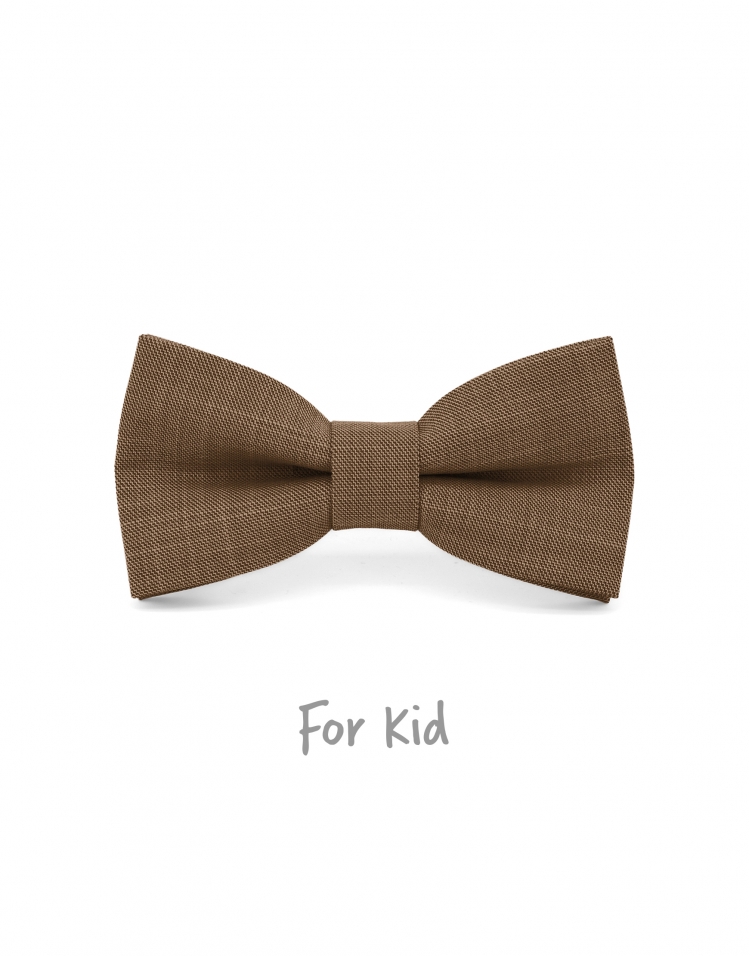 AVANA - KID or TEEN BOW TIE - BROWN