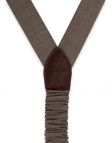 CASTAGNA - BRETELLES EN TISSU - BRUN CHATAIGNE