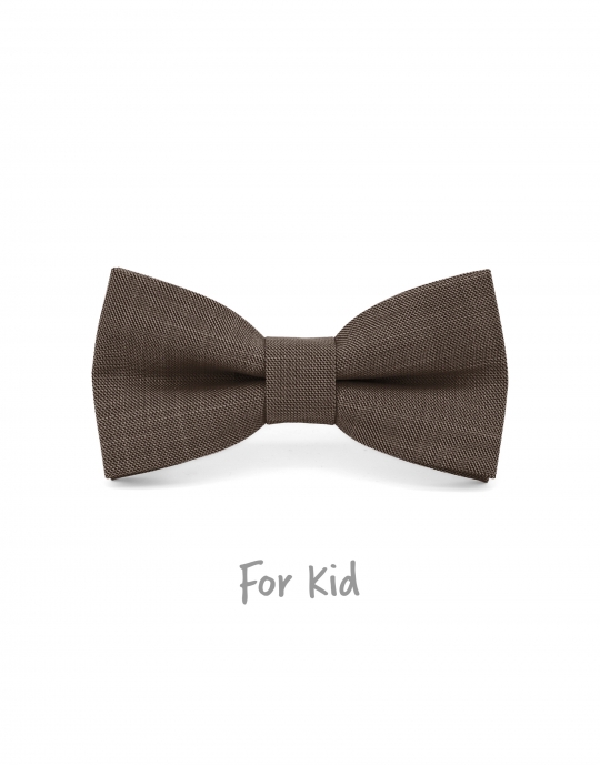 CASTAGNA - KID or TEEN BOW TIE - CHESTNUT BROWN