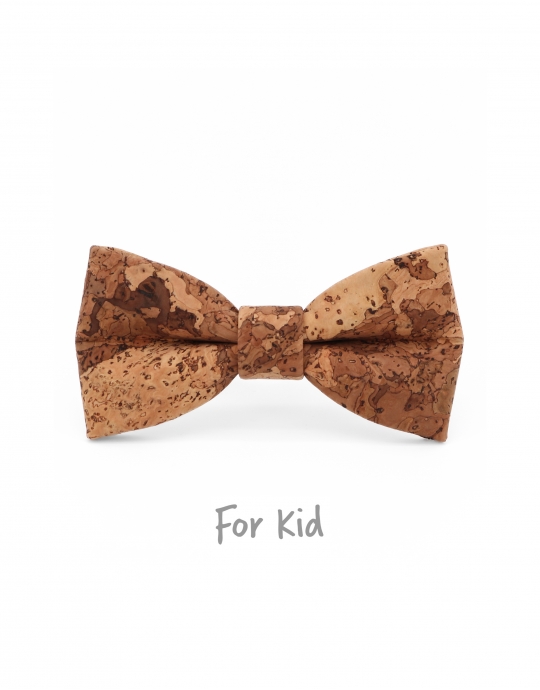 ALVIRO - KIDS CORK BOW TIE
