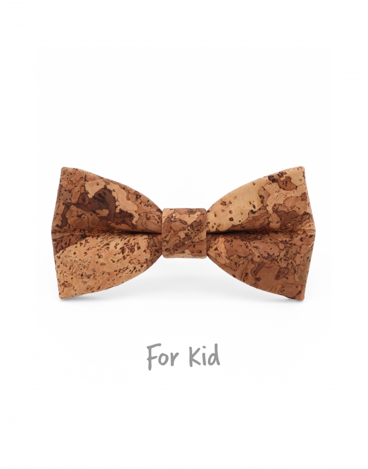 ALVIRO - KIDS CORK BOW TIE