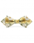 POSILLIPO - FLORAL BOW TIE - DIAMOND - YELLOW, WHITE & GREEN