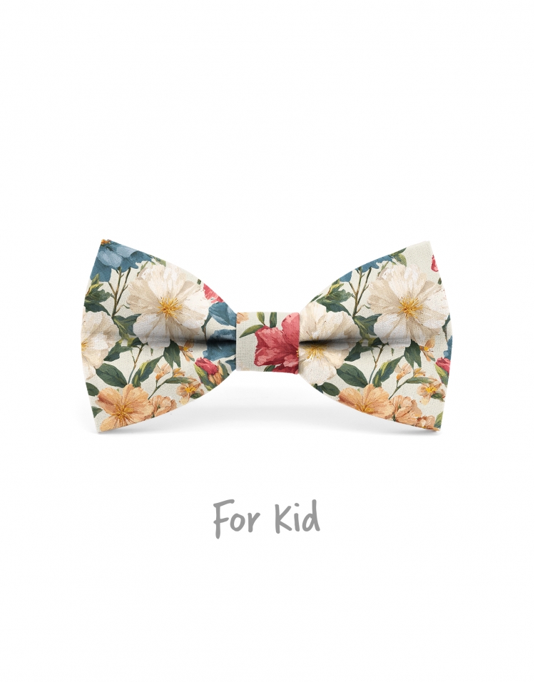 SALAMANCA - NOEUD PAPILLON ENFANT ou ADO - VERT, ORANGE, ROUGE & BLEU