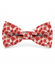 CADOGAN - NOEUD PAPILLON FLEURI - CLASSIC - ROUGE & BLANC