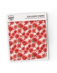 CADOGAN - FLORAL POCKET SQUARE - RED & WHITE
