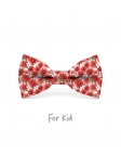 CADOGAN - KID or TEEN BOW TIE - RED & WHITE
