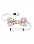HAMA - FLORAL BOW TIE - CLASSIC - PINK, BLUE & YELLOW