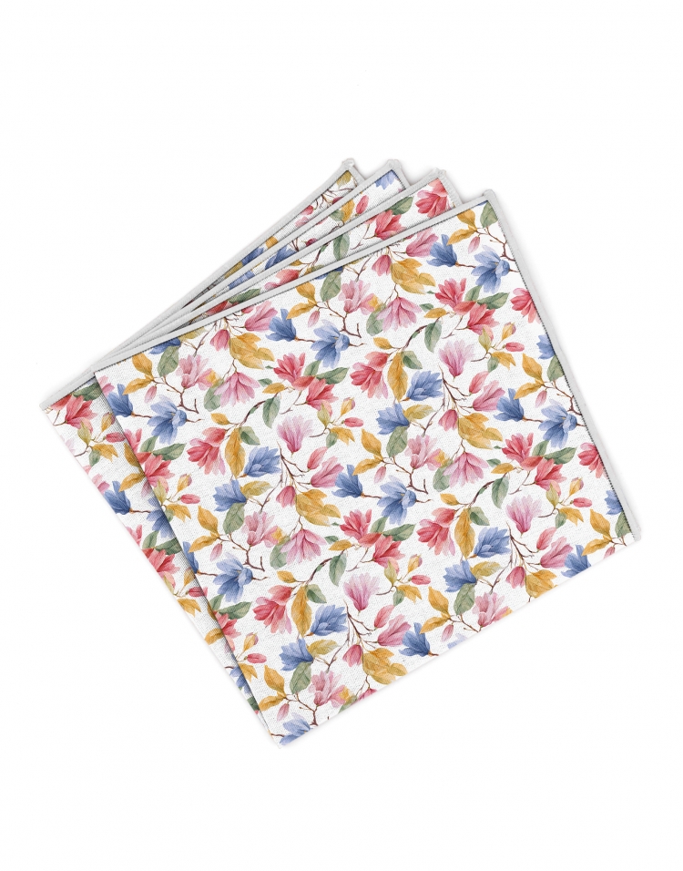 HAMA - POCHETTE FLEURIE - ROSE, BLEU & JAUNE